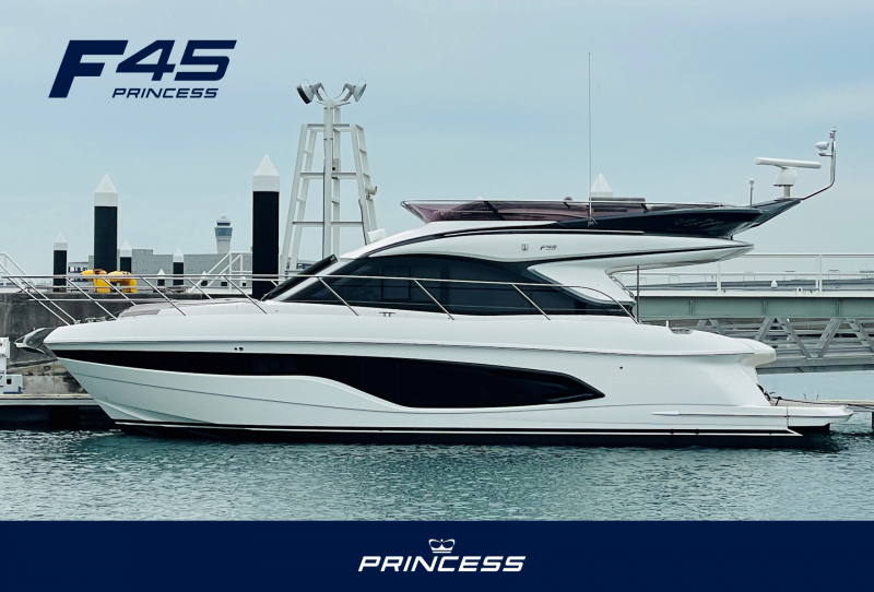 Princess Yachts F45 Princess Yachts Japan仕様、純正オプション多数！