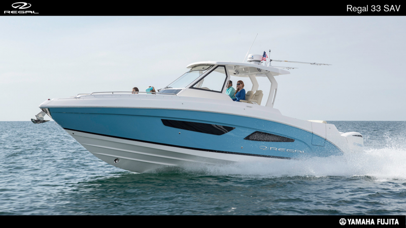 リーガル 33 SAV スポーツアクティビティクルーザー Regal 33 SAV 2025年モデル新艇予約受付中!!