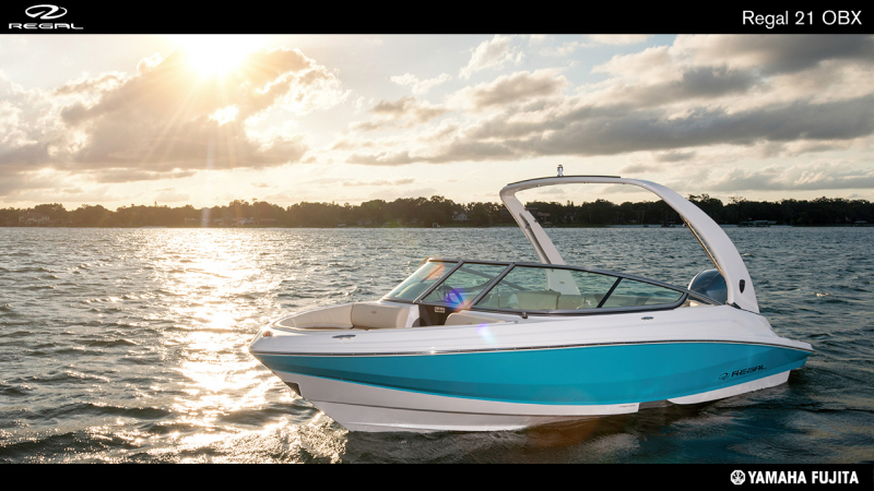 リーガル 21 OBX 小粋なアウトボードバウライダー　Regal 21 OBX　2025年モデル新艇予約受付中!!
