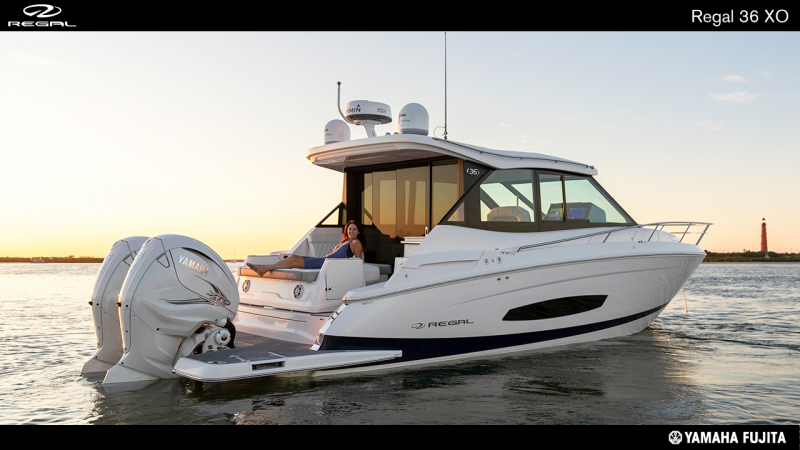 リーガル 36 XO モンスターアウトボードクーペ　Regal 36 XO　2025年モデル新艇予約受付中!!