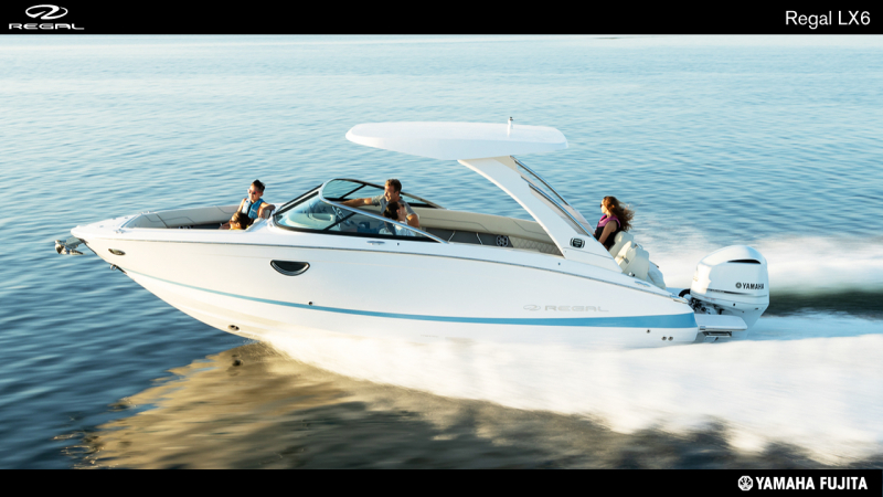 リーガル LX6 スタイリッシュなバウライダーとともにエレガントな冒険を Regal LX6 2025年モデル新艇予約受付中!!
