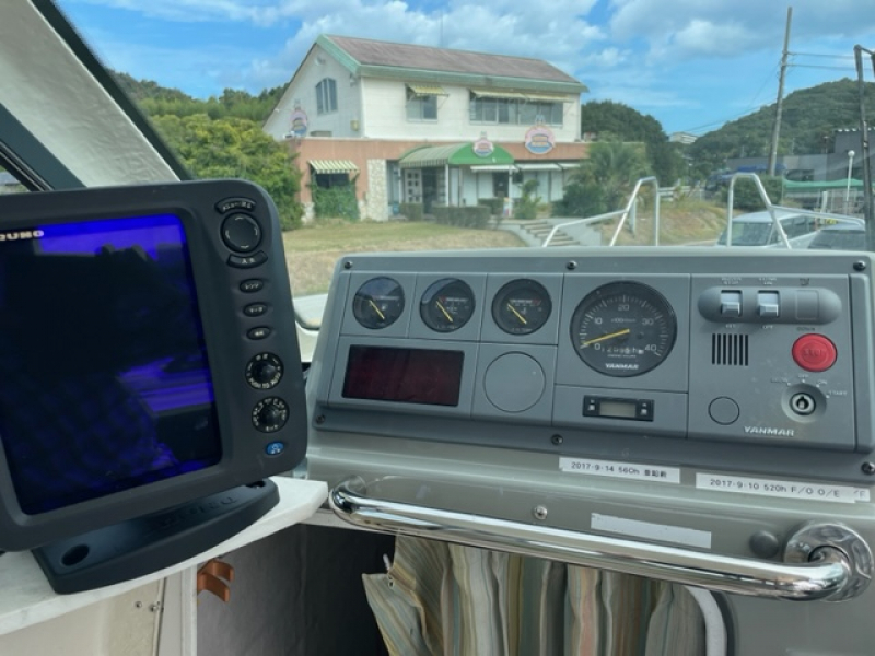 ヤンマー EX26B ディーゼルシャフト船マルチスキャン付 中古艇