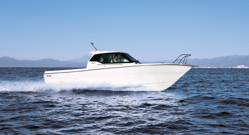 ニュージャパンマリン NWF27 2026年1月入荷予定。エンジンはチョイス。