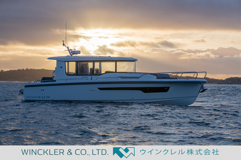 ニンバス C11 北欧発ラグジュアリークルーザー【Nimbus C11】未登録新艇 即納艇 ／ 国内1号艇 ／Volvo スターンドライブx2