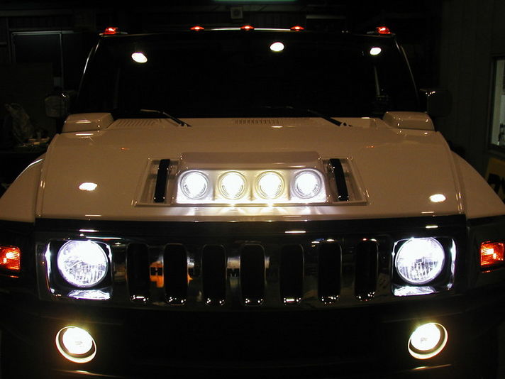Hummer h2 ライト　ボンネットライトハマーh2 Hummer h2 ライトボンネットライトハマーh2