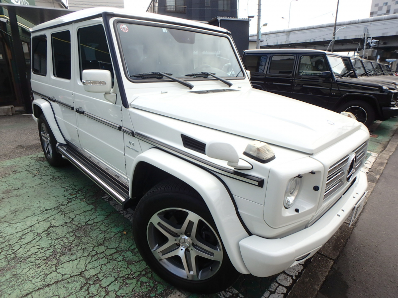 AMG Gクラス G55Lコンプレッサーディーラー車　カルサイトホワイト