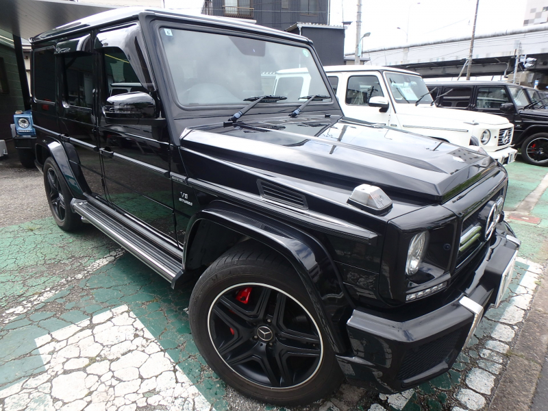 AMG Gクラス G63designoエクスクルーシブPKG　ディーラー車　 右ハンドル　 オブシディアンブラック