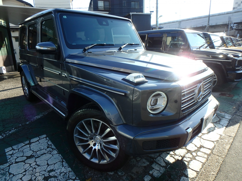 メルセデスベンツ Gクラス G400d AMGライン　ラグジュアリーPKG　アダプティブダンピングシステム　Manufaktプログラム  新車ワンオーナー　セレナイトグレー