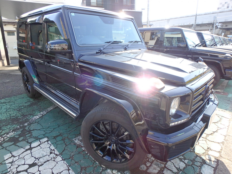 メルセデスベンツ Gクラス G350d　ラグジュアリーPKG　ディーラー車  オブシディアンブラック
