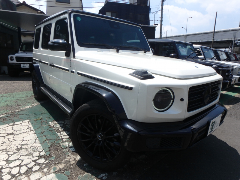 メルセデスベンツ Gクラス G400d Manufaktur　Edition  ディーラー車  左ハンドル　ダイヤモンドホワイト