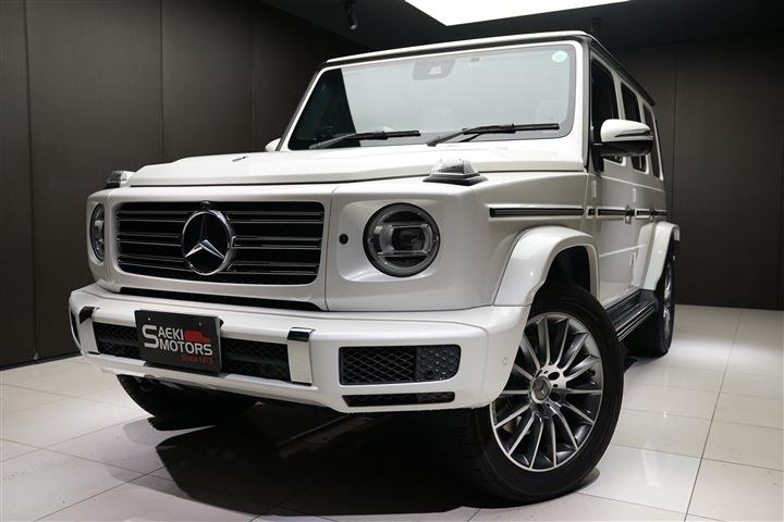 メルセデスベンツ Gクラス 2021年ﾓﾃﾞﾙ G400d ﾏﾇﾌｧｸﾄｩｰｱﾌﾟﾛｸﾞﾗﾑ ｱﾀﾞﾌﾟﾃｨﾌﾞﾀﾞﾝﾋﾟﾝｸﾞｼｽﾃﾑ AMGﾗｲﾝ ﾀﾞｲﾔﾓﾝﾄﾞﾎﾜｲﾄ RHD
