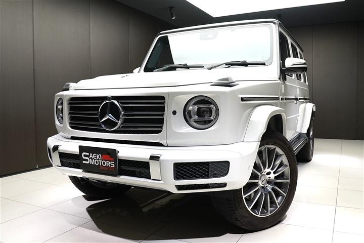 メルセデスベンツ Gクラス 2019年ﾓﾃﾞﾙ G350d AMGﾗｲﾝ　ｱﾀﾞﾌﾟﾃｨﾌﾞﾀﾞﾝﾋﾟﾝｸﾞｼｽﾃﾑ　ﾗｸﾞｼﾞｭｱﾘｰPKG RHD ﾎﾟｰﾗﾎﾜｲﾄ
