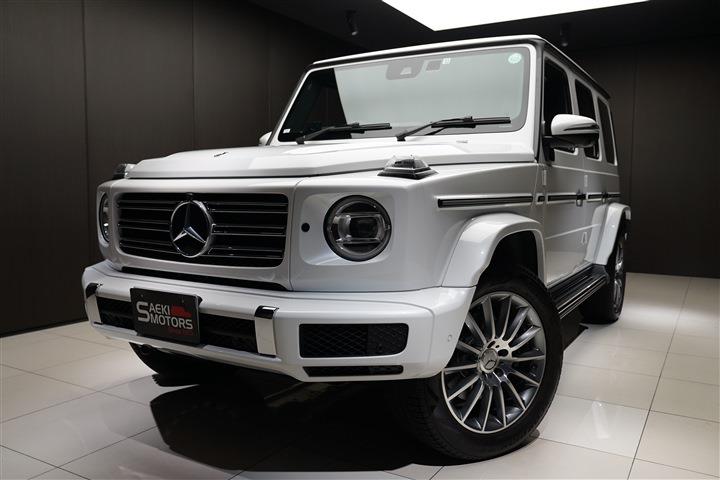 メルセデスベンツ Gクラス 2022年ﾓﾃﾞﾙ G400d RHD AMGﾗｲﾝ ﾏﾇﾌｧｸﾄｩｰｱP 20AW ｵﾊﾟﾘｽﾎﾜｲﾄ...