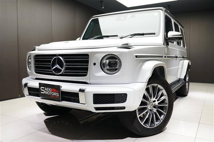メルセデスベンツ Gクラス 2023年ﾓﾃﾞﾙ G400d RHD AMGﾗｲﾝ ﾏﾇﾌｧｸﾄｩｰｱPﾌ 20ｲﾝﾁAW ｵﾊﾟﾘｽﾎﾜｲﾄ