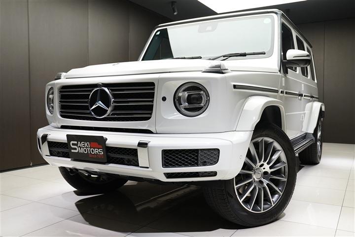 メルセデスベンツ Gクラス 2021年モデル G350d RHD AMGライン ラグジュアリーP アダプティブD 20インチAW  ポーラーホワイト