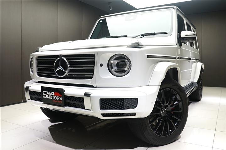メルセデスベンツ Gクラス 2021年モデル G350d RHD AMGライン ラグジュアリーP アダプティブD 20インチAW  ポーラーホワイト