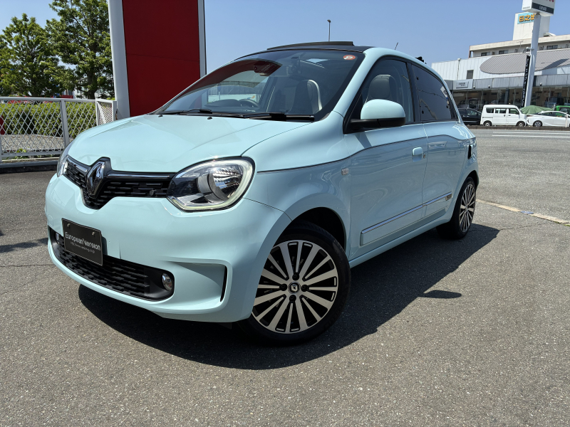 ルノー トゥインゴ インテンス　キャンバストップ  ETC　バックカメラ　クリアランスソナー　オートクルーズコントロール　レーンアシスト　アルミホイール　LEDヘッドランプ　サンルーフ　キーレスエントリー　アイドリングストップ　シートヒーター　AT