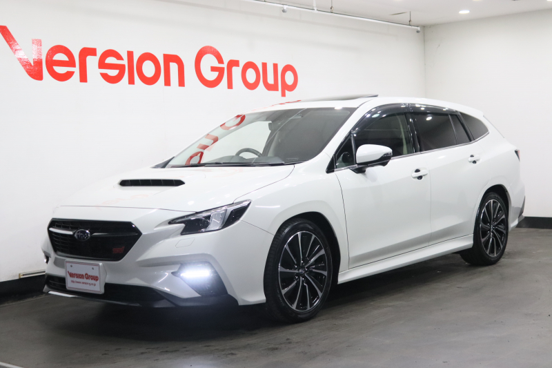 スバル レヴォーグ STiスポーツ　EX　全国3年保証付　ワンオーナー　禁煙車　4WDターボ　サンルーフ　本革　LEDアクセサリーライナー　スマートリアビューミラー　11．6inメモリーナビ　フルセグ　フロント・サイド・バックカメラ