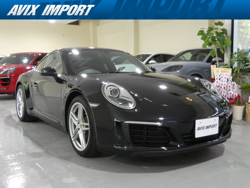 ポルシェ 911(Type991.2) 後期最終型 右H正規D車 水平対向6気筒ﾂｲﾝﾀｰﾎﾞ 7速PDK ｽﾎﾟｰﾂｸﾛﾉPKG 黒革 ｼｰﾄﾋｰﾀｰ PCMﾅﾋﾞ Bｶﾒﾗ&PAS ﾊﾞｲｷｾﾉﾝHL ｴﾝﾄﾘｰD PASM ｽﾎﾟｰﾂﾃｰﾙﾊﾟｲﾌﾟ 純正19ｲﾝﾁAW 禁煙