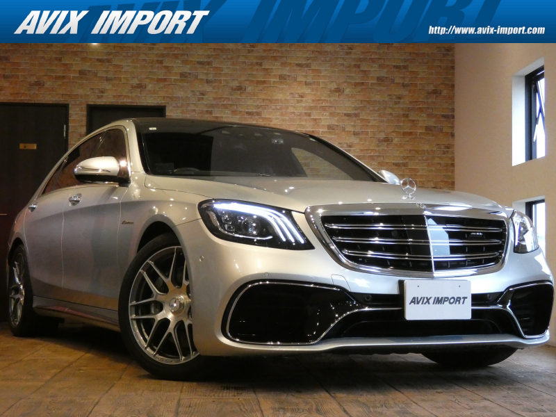 AMG Sクラス S63 AMG ﾛﾝｸﾞ 右H 後期 RSP ﾊﾟﾉﾗﾏSR 黒革 ﾅﾋﾞ TV 全周囲ｶﾒﾗ PTS ﾃﾞｨｽﾄﾛﾆｯｸ ﾅｲﾄﾋﾞｭｰ Burmester ｼｰﾄﾋｰﾀｰ ﾍﾞﾝﾁﾚｰﾀｰ ﾊﾟﾜｰﾄﾗﾝｸ ACC HUD ｿﾌﾄｸﾛｰｽﾞ ｴｱｻｽ LEDﾗｲﾄ AMG20AW