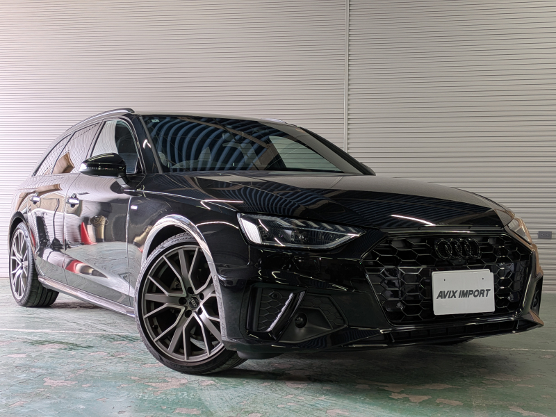 アウディ A4アバント 35TDI Sﾗｲﾝ ﾌﾞﾗｯｸｽﾀｲﾘﾝｸﾞ&Sﾗｲﾝ+&ｺﾝﾌｫｰﾄPKG 弊社買取直販 1ｵｰﾅｰ 禁煙 黒半革 MMI ﾅﾋﾞ 全周ｶﾒﾗ APS ACC ﾊﾟﾜｰｼｰﾄ ｼｰﾄﾋｰﾀｰ ｱﾄﾞﾊﾞﾝｽﾄﾞｷｰ ﾏﾄﾘｸｽLEDﾍｯﾄﾞﾗｲﾄ OP19AW