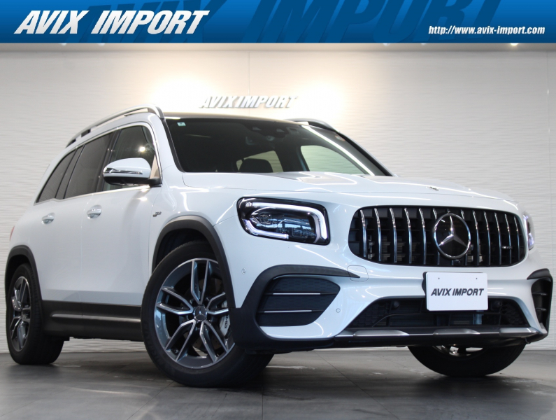 AMG GLB GLB35 4MATIC ﾊﾟﾉﾗﾐｯｸR AMGｱﾄﾞﾊﾞﾝｽﾄﾞPKG 赤黒革 ｼｰﾄﾋｰﾀｰ MBUX 純正ﾅﾋﾞ地ﾃﾞｼﾞ全周ｶﾒﾗ ﾏﾙﾁﾋﾞｰﾑLED ﾚｰﾀﾞｰｾｰﾌﾃｨPKG HUD 電動Rｹﾞｰﾄ  19AW 禁煙
