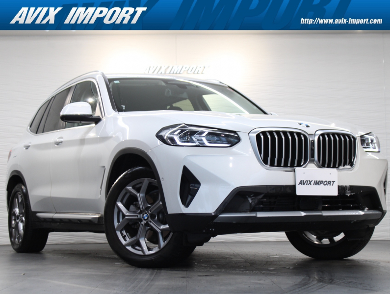 BMW X3 xDrive20d 後期型  ｻｳﾝﾄﾞPKG 黒革 全席ｼｰﾄﾋｰﾀｰ 純正HDDﾅﾋﾞ地ﾃﾞｼﾞ 3Dｶﾒﾗ Pｱｼｽﾄﾌﾟﾗｽ＆Dｱｼｽﾄﾌﾟﾗｽ LEDﾗｲﾄ 液晶ﾒｰﾀｰ 電動Rｹﾞｰﾄ 純正19AW 禁煙 新車保証継承