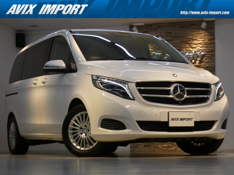 メルセデスベンツ Vクラス V220d ﾚｰﾀﾞｰｾｰﾌﾃｨｰPKG 7人乗 純正HDDﾅﾋﾞ地ﾃﾞｼﾞ360°ｶﾒﾗ ﾘｱｴｱｺﾝ ｼｰﾄﾋｰﾀｰ LEDﾍｯﾄﾞﾗｲﾄ 純正17AW 禁煙 正規D車