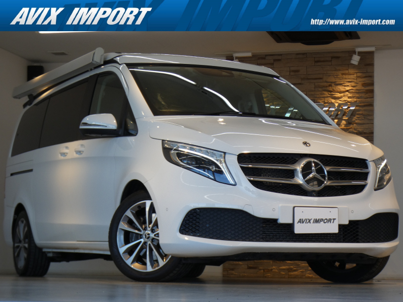 メルセデスベンツ Vクラス V220d Marco Polo HORIZON  ﾎﾟｯﾌﾟｱｯﾌﾟﾙｰﾌ ｻｲﾄﾞｵｰﾆﾝｸﾞ 後期型 RSP 黒革 ｼｰﾄﾋｰﾀｰ&ﾍﾞﾝﾁﾚｰﾀｰ ｾﾝﾀｰﾃｰﾌﾞﾙ 後席ﾌﾙﾌﾗｯﾄ 純正MBUXﾅﾋﾞ地ﾃﾞｼﾞ360°ｶﾒﾗ ﾃﾞｼﾞﾀﾙｲﾝﾅｰﾐﾗｰ 純正18AW 禁煙 正規D車