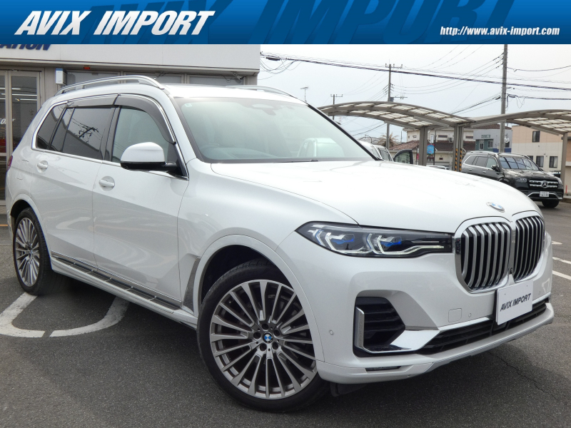 BMW X7 xDrive35d ﾃﾞｻﾞｲﾝﾋﾟｭｱｴｸｾﾚﾝｽ ｾﾚｸﾄPKG ｽｶｲﾗｳﾝｼﾞﾊﾟﾉﾗﾏSR 2列目ｺﾝﾌｫｰﾄｼｰﾄ(6人乗) ｱｲﾎﾞﾘｰ＆黒革 5ｿﾞｰﾝAC ﾘｱｴﾝﾀﾒ Dｱｼｽﾄﾌﾟﾛ ﾚｰｻﾞｰLEDﾗｲﾄ HUD 純正ﾅﾋﾞ地ﾃﾞｼﾞ全周ｶﾒﾗ harman/kardonｻｳﾝﾄﾞ 純正22AW 禁煙 1ｵﾅ