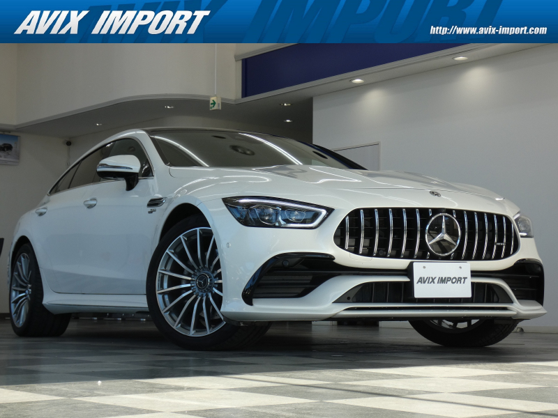 AMG GT 4ドアクーペ GT43 4MATIC+(ISG搭載ﾓﾃﾞﾙ) AMG RIDE CONTROL+PKG 右H正規D車 ﾊﾟﾉﾗﾐｯｸR 黒半革 ｼｰﾄﾋｰﾀｰ＆ﾍﾞﾝﾁﾚｰﾀｰ 純正ﾅﾋﾞ(MBUX搭載) Burmesterｻｳﾝﾄﾞ 全周ｶﾒﾗ＆PTS HUD＆ﾚｰﾀﾞｰｾｰﾌﾃｨPKG 純正20ｲﾝﾁAW 禁煙