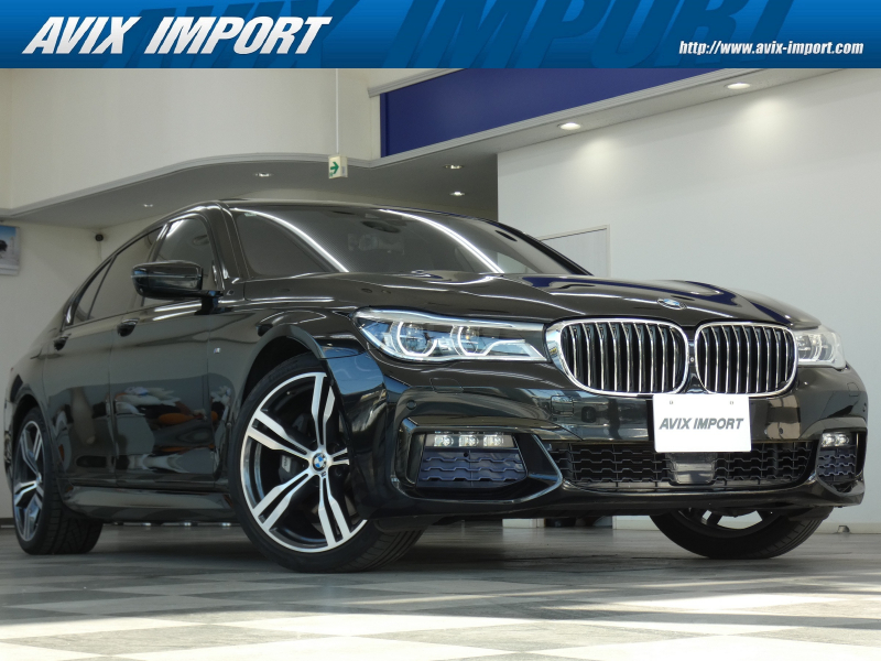BMW 7シリーズ 740i Mｽﾎﾟｰﾂ ｶﾞﾗｽSR 黒革 ｼｰﾄﾋｰﾀｰ＆ﾍﾞﾝﾁﾚｰﾀｰ 純正HDDﾅﾋﾞ地ﾃﾞｼﾞ harman/Kardon HUD＆PDC ﾄｯﾌﾟﾋﾞｭｰ+3Dﾋﾞｭｰ Dｱｼｽﾄﾌﾟﾗｽ BMWﾚｻﾞｰﾗｲﾄ 専用20AW 禁煙