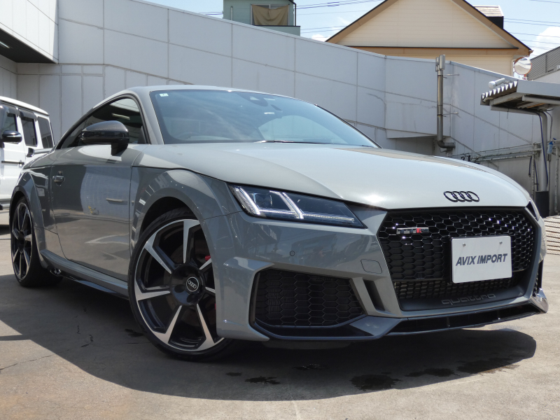 アウディ TT RS クーペ 2.5 quattro 後期型 ﾌﾞﾗｯｸﾊｲｸﾞﾛｽｽﾀｲﾘﾝｸﾞPKG 黒革 ｼｰﾄﾋｰﾀｰ ｶｰﾎﾞﾝｲﾝﾃﾘｱ RSﾃﾞｻﾞｲﾝPKGﾚｯﾄﾞ MMIﾅﾋﾞ Bang&Olufsen ﾘﾔﾋﾞｭｰｶﾒﾗ&ｸﾙｺﾝ ｻｲﾄﾞｱｼｽﾄ ﾊﾞｰﾁｬﾙCP ﾏﾄﾘｸｽLEDﾍｯﾄﾞﾗｲﾄ ｱﾄﾞﾊﾞﾝｽﾄｷｰ 赤ｷｬﾘﾊﾟｰ OP20AW(鍛造) 禁煙