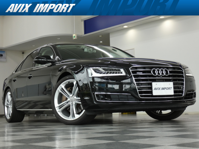 アウディ A8 4.0TFSI ｸﾜﾄﾛ V8ﾀｰﾎﾞ 後期型 右H正規D車 Audiﾃﾞｻﾞｲﾝｾﾚｸｼｮﾝ ｸﾞﾚｰ革 ｼｰﾄﾋｰﾀｰ＆ﾍﾞﾝﾁﾚｰﾀｰ MMIﾅﾋﾞ BOSEｻｳﾝﾄﾞ 全周ｶﾒﾗ ﾌﾟﾚｾﾝｽPKG ﾏﾄﾘｸｽLED 純正21AW 禁煙車