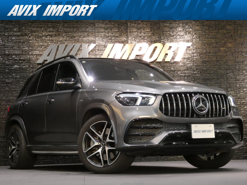 AMG GLE GLE53 4MATICﾌﾟﾗｽ ｲﾝﾃﾘｱｶｰﾎﾞﾝPKG ﾚｰﾀﾞｰｾｰﾌﾃｨPKG ﾊﾟﾉﾗﾏSR Burmesterｻﾗｳﾝﾄﾞ 黒茶革 HUD 純正MBUXﾅﾋﾞ 地ﾃﾞｼﾞ 360°ｶﾒﾗ 純正21AW 禁煙 正規ﾃﾞｨｰﾗｰ車