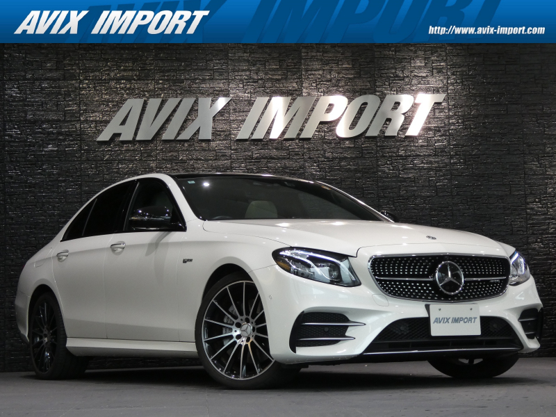 AMG Eクラス E43 4MATIC ﾚｰﾀﾞｰｾｰﾌﾃｨPKG 白革 全席ｼｰﾄH ﾊﾟﾉﾗﾐｯｸSR HUD Burmesterｻﾗｳﾝﾄﾞ 純正ﾅﾋﾞ 地ﾃﾞｼﾞ 360°ｶﾒﾗ 純正20AW 禁煙 正規D車