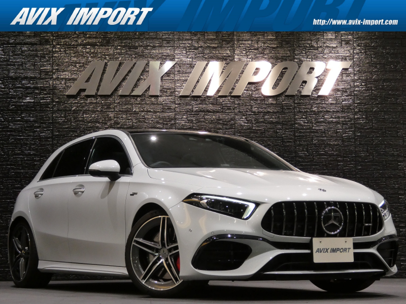 AMG Aクラス A45 S 4MATICﾌﾟﾗｽ  AMGﾊﾟﾌｫｰﾏﾝｽPKG ｱﾄﾞﾊﾞﾝｽﾄﾞPKG ﾚｰﾀﾞｰｾｰﾌﾃｨPKG ﾊﾟﾉﾗﾏSR 赤黒革 純正HDDﾅﾋﾞ 地ﾃﾞｼﾞ 360°ｶﾒﾗ ETC 純正19AW 禁煙 正規ﾃﾞｨｰﾗｰ車