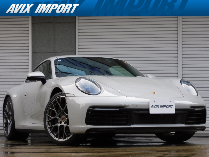 ポルシェ 911(Type992) ｶﾚﾗ 右H正規D車 水平対向6気筒ﾂｲﾝﾀｰﾎﾞ 8速PDK ｽﾎﾟｰﾂｸﾛﾉPKG 灰革 14Wayﾒﾓﾘｰ付ﾊﾟﾜｰｼｰﾄ ｼｰﾄﾋｰﾀｰ PCMﾅﾋﾞ(10.9ｲﾝﾁ) 全周ｶﾒﾗ＆PAS ｸﾙｺﾝ&LCA LEDﾍｯﾄﾞﾗｲﾄ(PDLSﾌﾟﾗｽ付) 電格ﾐﾗｰ ｺﾝﾌｫｰﾄA ｽﾎﾟｰﾂｴｸﾞｿﾞｰｽﾄ PASM 純正20/21ｲﾝﾁAW 禁煙