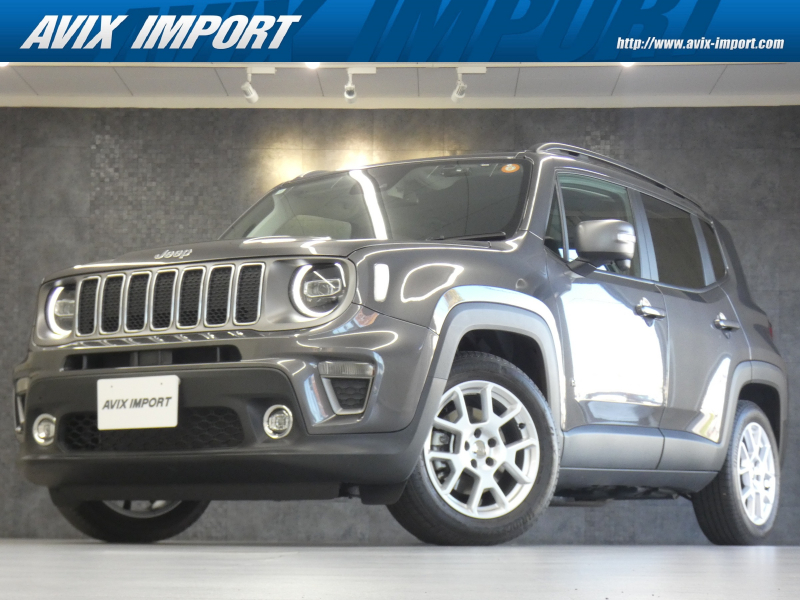 ジープ レネゲード ﾘﾐﾃｯﾄﾞ 禁煙1ｵｰﾅｰ 黒革  純正ﾅﾋﾞ TV Bｶﾒﾗ  Apple CarPlay Android Auto LEDﾍｯﾄﾞﾗｲﾄ ｼｰﾄ＆ｽﾃｱﾘﾝｸﾞﾋｰﾀｰ 8Wayﾊﾟﾜｰｼｰﾄ ACC LaneSense 前面衝突警報 BSM PAS 17ｲﾝﾁAW