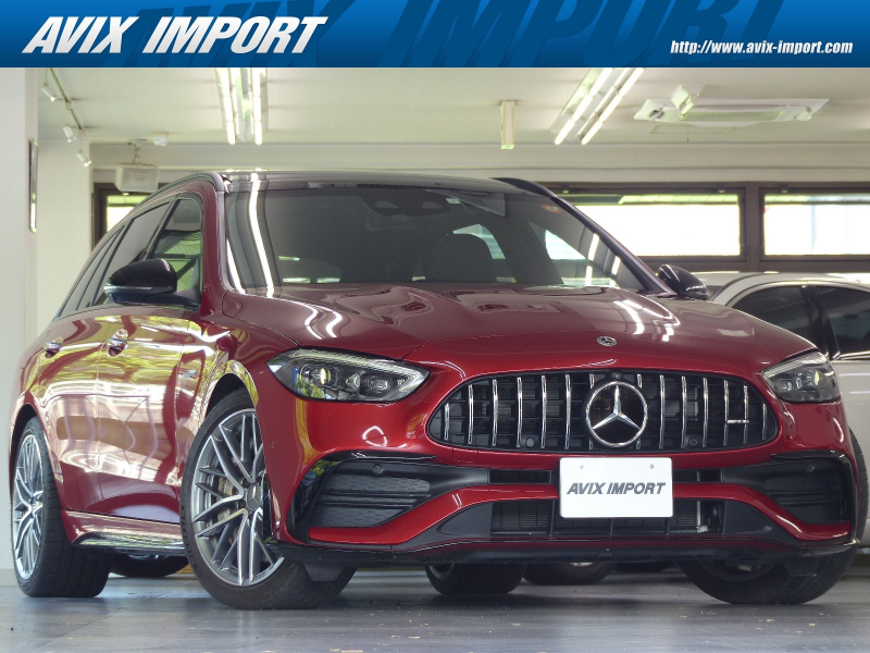 AMG Cクラス C43 4MATICｽﾃｰｼｮﾝﾜｺﾞﾝ 現行型 BSG搭載ﾓﾃﾞﾙ 赤黒ｺﾝﾋﾞ革 ﾊﾟﾉﾗﾏSR MBUX ARﾅﾋﾞ地ﾃﾞｼﾞ360度ｶﾒﾗ Rｱｸｽﾙ Newｽﾃｱﾘﾝｸﾞ Meｺﾈｸﾄ HUD Burmester 前席Sﾋｰﾀｰ&ﾍﾞﾝﾁﾚｰﾀｰ ﾃﾞｼﾞﾀﾙﾗｲﾄ 自動ﾃｰﾙｹﾞｰﾄ Pｱｼｽﾄ AMGｴｱﾛ&19AW 禁煙1ｵﾅ 新車保証継承可