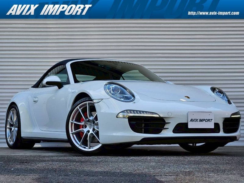 ポルシェ 911(Type991.1) ｶﾚﾗ4S Cabriolet 左H正規D車 7速PDK 青幌 ｽﾎﾟｰﾂｸﾛﾉPKG ﾖｯﾃｨﾝｸﾞﾌﾞﾙｰ革 ｼｰﾄﾋｰﾀｰ 純正ﾅﾋﾞ地ﾃﾞｼﾞ ﾊﾞｲｷｾﾉﾝﾍｯﾄﾞﾗｲﾄ 電動格納ﾐﾗｰ PASM ﾊﾟﾜｰｸﾗﾌﾄ製可変ﾏﾌﾗｰ 赤ｷｬﾘﾊﾟｰ 純正20ｲﾝﾁAW 禁煙