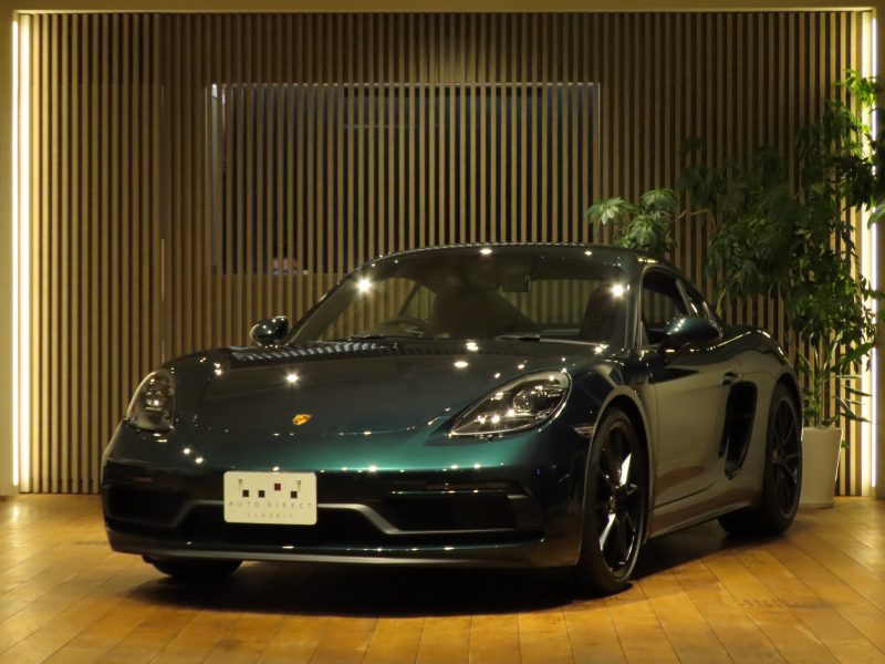 ポルシェ 718 ケイマン GTS 4.0 / 6MT/右H/正規D車/ワンオーナー/走行183キロ/PTSジェットグリーンメタリック/スポクロ/PCCB/スポエグ