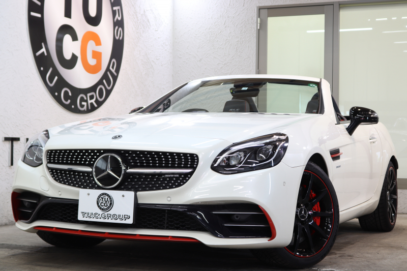 AMG SLC SLC43 ﾚｯﾄﾞｱｰﾄｴﾃﾞｨｼｮﾝ ﾚｰﾀﾞｰｾｰﾌﾃｨPKG　特別仕様車 ｷｰﾚｽｺﾞｰ 専用黒&灰本革 ｼｰﾄﾋｰﾀｰ ｴｱｽｶｰﾌ  ｴｱｶﾞｲﾄﾞ HDDﾅﾋﾞTV ｽﾏﾎ連携 harman/kardon ﾊﾞｯｸｶﾒﾗ PTS LEDﾗｲﾄ 専用AMGｴｱﾛ&18AW AMG強化ﾌﾞﾚｰｷ 9AT　2年保証
