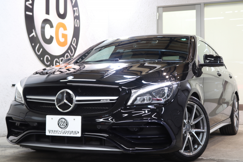 AMG CLAクラス CLA45ｼｭｰﾃｨﾝｸﾞﾌﾞﾚｰｸ 4MATIC ﾚｰﾀﾞｰｾｰﾌﾃｨPKG　後期 ｷｰﾚｽｺﾞｰ 黒本革 ｼｰﾄﾋｰﾀｰ ﾊﾟﾉﾗﾏSR HDDﾅﾋﾞTV ｽﾏﾎ連携 ﾊﾞｯｸｶﾒﾗ PTS LEDﾗｲﾄ AMG強化ﾌﾞﾚｰｷ AMG専用装備&ﾁｭｰﾆﾝｸﾞ ﾀﾞｲﾅﾐｯｸｾﾚｸﾄ 7AT　2年保証