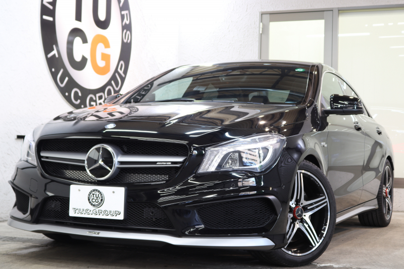 メルセデスベンツ CLAクラス CLA45 4MATIC ｱﾄﾞﾊﾞﾝｽﾄ&ﾚｰﾀﾞｰｾｰﾌﾃｨPKG　中期 ｷｰﾚｽｺﾞｰ 黒本革 ﾊﾟﾉﾗﾏSR HDDﾅﾋﾞTV&ｷｬﾝｾﾗｰ harman/kardon ﾊﾞｯｸｶﾒﾗ PTS ｷｾﾉﾝ AMG専用装備&ﾁｭｰﾆﾝｸﾞAMG強化ﾌﾞﾚｰｷ 7AT　2年保証