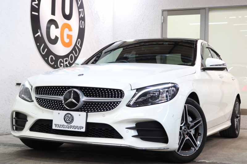 メルセデスベンツ Cクラス C220d AVG AMGﾗｲﾝ ﾚｻﾞｰｴｸｽｸﾙｰｼﾌﾞ&ﾚｰﾀﾞｰｾｰﾌﾃｨPKG　後期 ｷｰﾚｽｺﾞｰ 黒本革 ｼｰﾄﾋｰﾀｰ ﾊﾟﾉﾗﾏSR ﾍｯﾄﾞｱｯﾌﾟD  HDDﾅﾋﾞTV&ｷｬﾝｾﾗｰ ｽﾏﾎ連携 ﾌﾞﾙﾒｽﾀｰ ﾊﾞｯｸｶﾒﾗ PTS LEDﾗｲﾄ ﾌｯﾄﾄﾗﾝｸOP AMGｴｱﾛ&18AW ｴｱｻｽ 9AT　2年保証