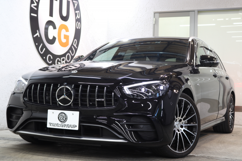 AMG Eクラス E53ｽﾃｰｼｮﾝﾜｺﾞﾝ 4MATIC+ ｴｸｽｸﾙｰｼﾌﾞ&ﾚｰﾀﾞｰｾｰﾌﾃｨPKG　ISG搭載 後期 1ｵｰﾅｰ ｷｰﾚｽｺﾞｰ 黒本革 ﾍﾞﾝﾁﾚｰﾀｰ ﾊﾟﾉﾗﾏSR MBUXﾅﾋﾞTV&ARﾅﾋﾞ ｽﾏﾎ連携 ﾌﾞﾙﾒｽﾀｰ 360ｶﾒﾗ PTS LEDﾗｲﾄ 自動Rｹﾞｰﾄ AMG専用装備&ﾁｭｰﾆﾝｸﾞ ﾜｲﾔﾚｽ充電 9AT　2年保証
