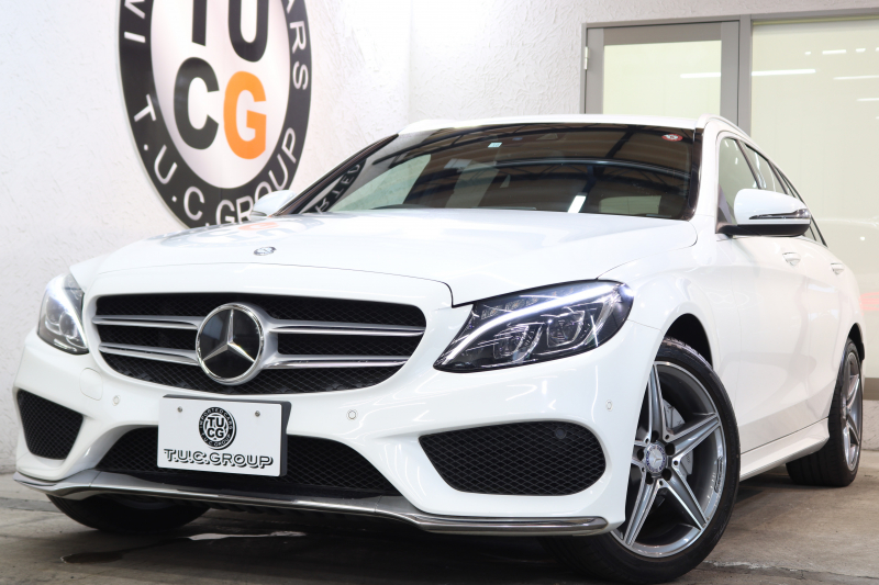 メルセデスベンツ Cクラス C200ｽﾃｰｼｮﾝﾜｺﾞﾝ ｽﾎﾟｰﾂ ﾚｰﾀﾞｰｾｰﾌﾃｨPKG　黒革 ﾍｯﾄﾞｱｯﾌﾟD HDDﾅﾋﾞTV&ｷｬﾝｾﾗｰ BT音楽 ﾊﾞｯｸｶﾒﾗ PTS LEDﾗｲﾄ 自動Rｹﾞｰﾄ AMGｴｱﾛ&18AW ﾀﾞｲﾅﾐｯｸS ｴｱｻｽ 7AT　2年保証