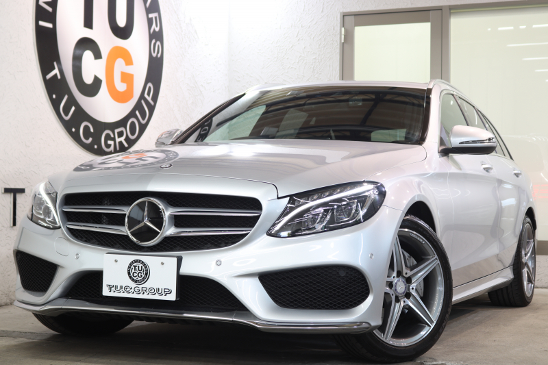 メルセデスベンツ Cクラス C200ｽﾃｰｼｮﾝﾜｺﾞﾝ ｽﾎﾟｰﾂ 本革仕様 ﾚｰﾀﾞｰｾｰﾌﾃｨPKG　1ｵｰﾅｰ ｷｰﾚｽｺﾞｰ 黒本革 HDDﾅﾋﾞTV BT音楽 ﾊﾞｯｸｶﾒﾗ PTS LEDﾗｲﾄ 自動Rｹﾞｰﾄ ﾊﾝｽﾞﾌﾘｰA AMGｴｱﾛ&18AW ﾀﾞｲﾅﾐｯｸS ｴｱｻｽ 7AT　2年保証