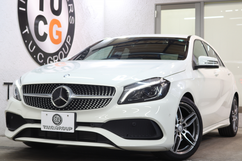 メルセデスベンツ Aクラス A180ｽﾎﾟｰﾂ ﾚｰﾀﾞｰｾｰﾌﾃｨPKG　後期 ｷｰﾚｽｺﾞｰ ﾌﾞﾗｯｸﾚｻﾞｰDINAMICAｼｰﾄ ｼｰﾄﾋｰﾀｰ HDDﾅﾋﾞTV BT音楽 ﾊﾞｯｸｶﾒﾗ PTS LEDﾗｲﾄ AMGｴｱﾛ&18AW ﾀﾞｲﾅﾐｯｸS ｽﾎﾟｰﾂｻｽﾍﾟﾝｼｮﾝ 7AT　2年保証